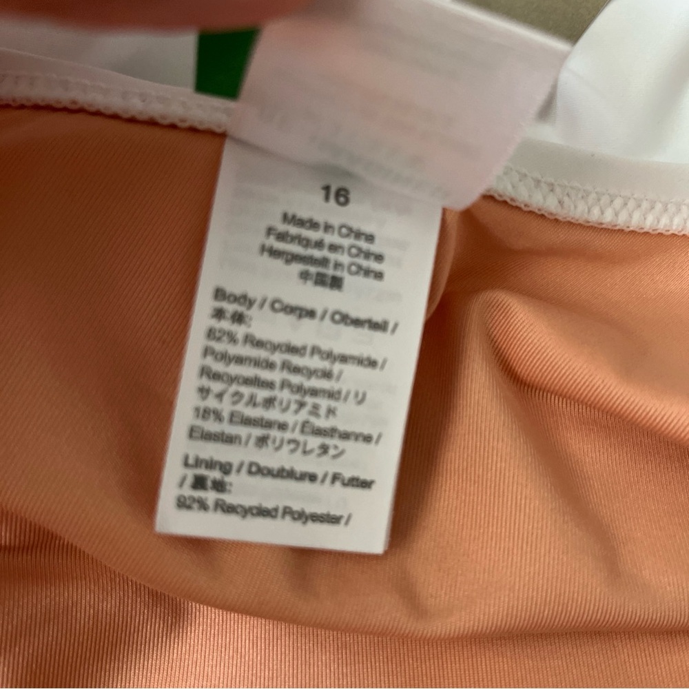 NWT. J. Crew White One-Shoulder One‎ piece Swimsuit - Picture 11 of 11